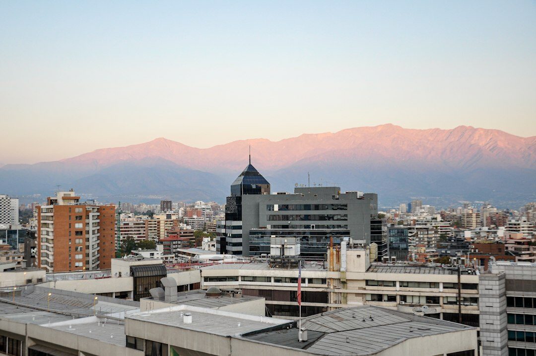 chile city at dusk